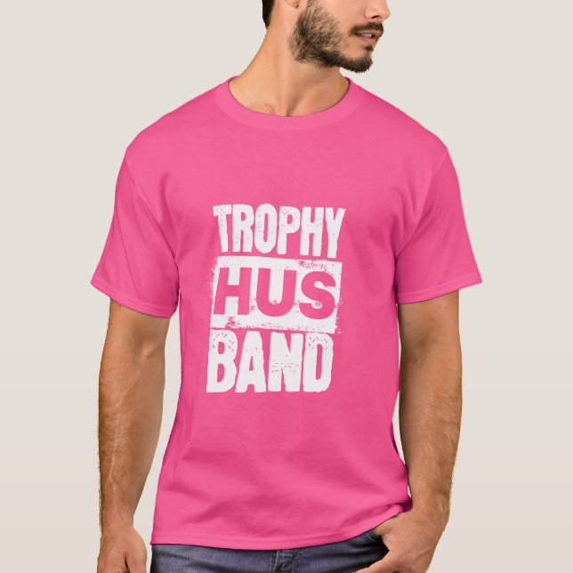 Camiseta Troféu Engraçado Design para Homens (Frente)
