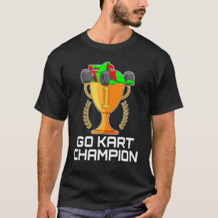 Camiseta Troféu número um do campeão de carros de corrida G