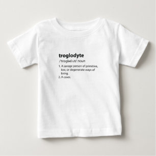 Camiseta Troglodyte - Definição Engraçada Espeleologia