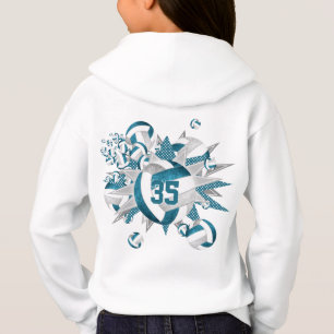 Camiseta troleiros de cinza teal estrelas estrelas moças nú