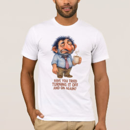 Camiseta Troll de TI esgotado - Cota de reinicialização do