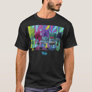 Camiseta Troll do Dreamworks Banda Juntos com a Banda da Br