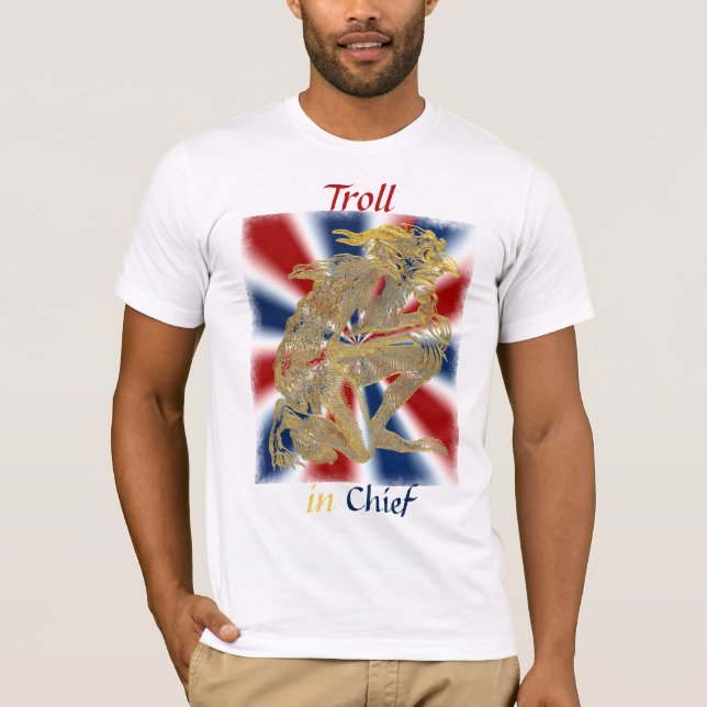 Camiseta Troll em Chefe (Frente)