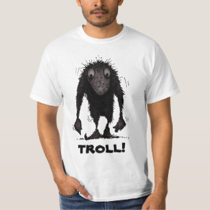 Camiseta Troll engraçado do monstro