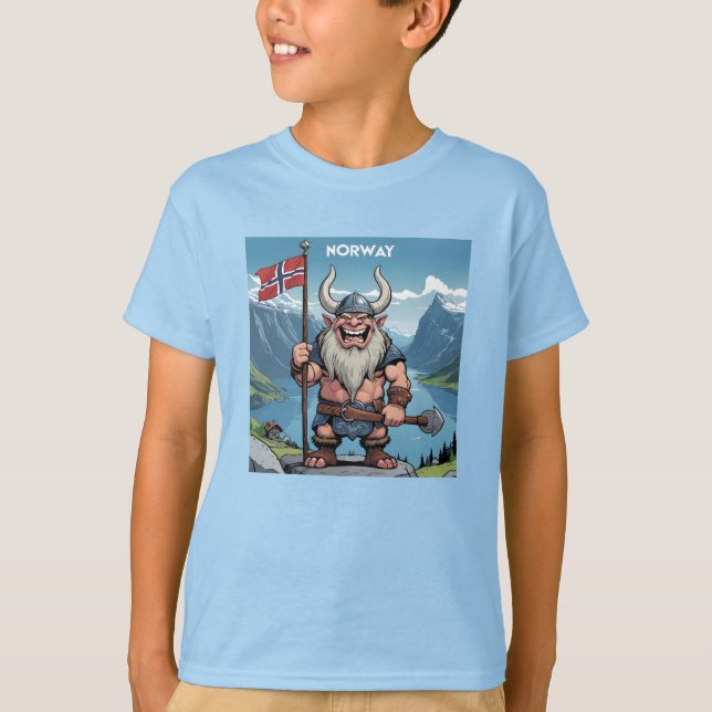 Camiseta Troll norueguês (Frente)