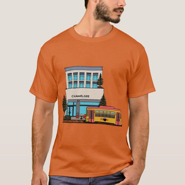 Camiseta Trolley Passando pelo Channelside em Tampa Activ (Frente)