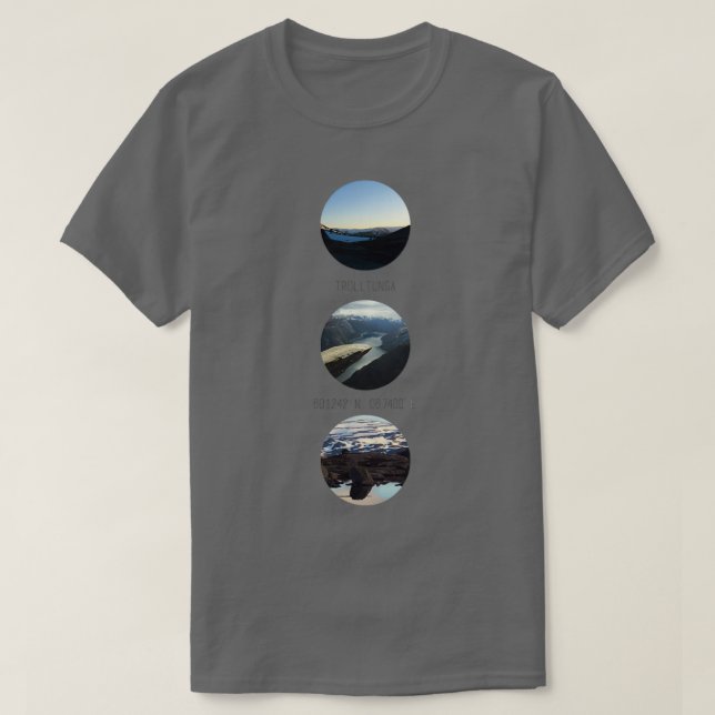 Camiseta Trolltunga (Frente do Design)
