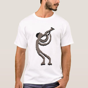 Camiseta Trombeta de Kokopelli do jazz