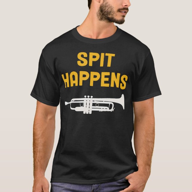 Camiseta Trombeta Divertida Cuspe (Frente)