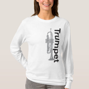 Camiseta Trombeta Hoody das senhoras (cabido)