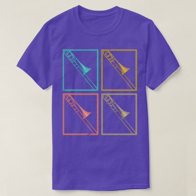 Camiseta Trombona de Retro (Frente do Design)