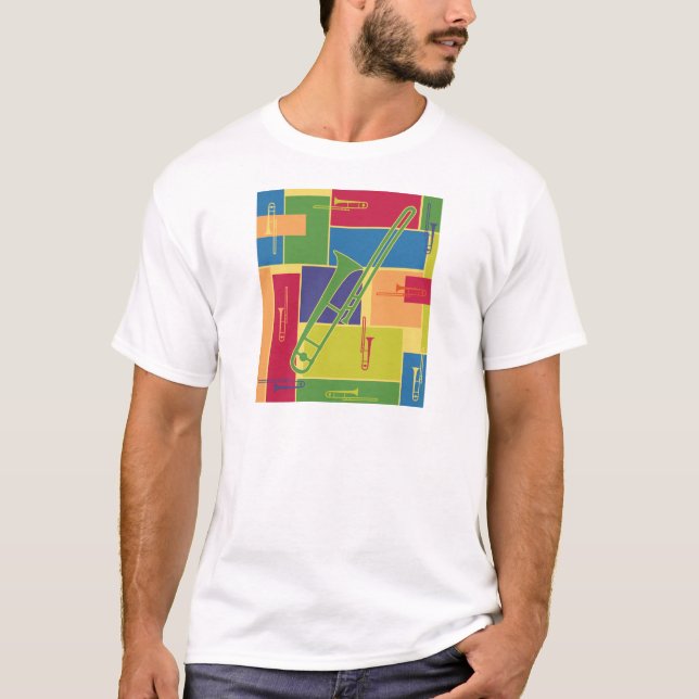 Camiseta Trombone Colorblocks (Frente)