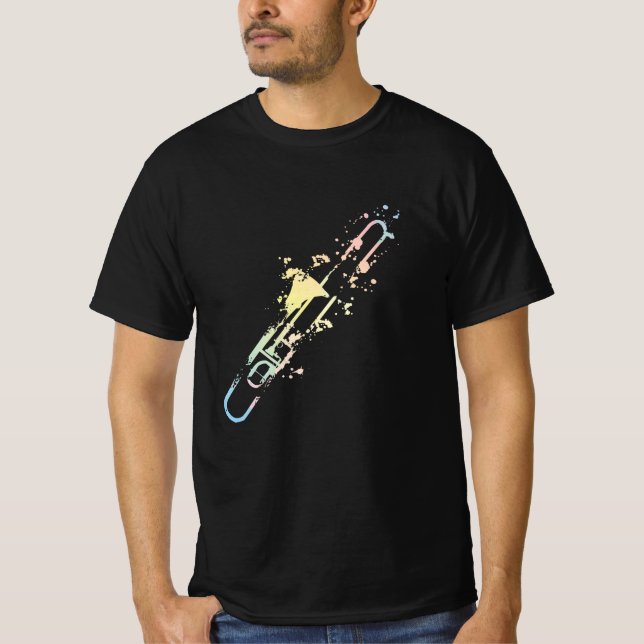 Camiseta Trombone de abertura (Frente)