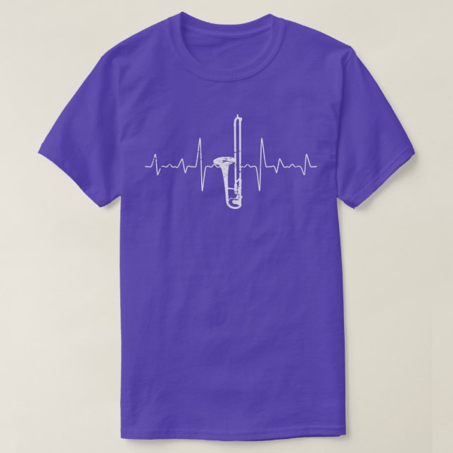Camiseta Trombone de pulsação (Frente do Design)