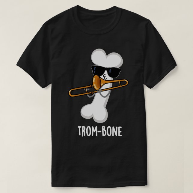 Camiseta Trombone de Trombone Engraçado Trombone 1 (Frente do Design)