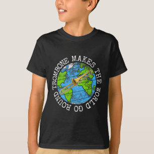 Camiseta Trombone faz o mundo girar