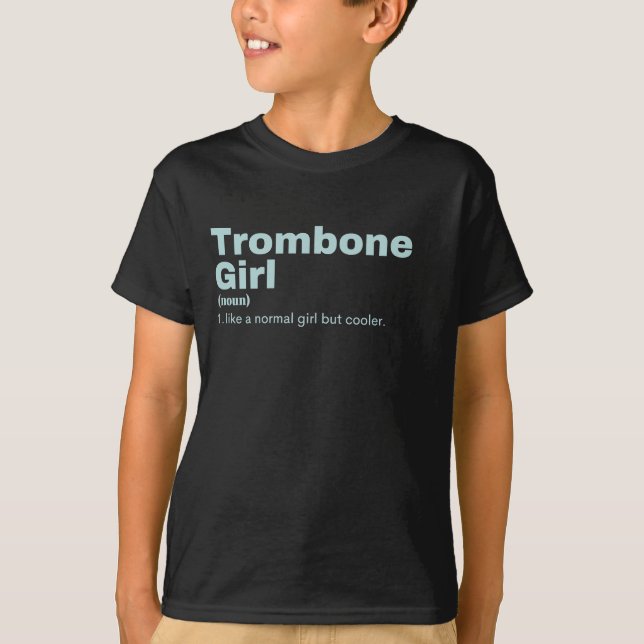 Camiseta Trombone Girl - Trombone  (Frente)