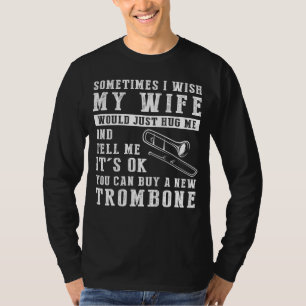 Camiseta Trombone Melodies & Hug Whispers Tee: Embrace, Enc