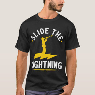 Camiseta Trombone Player Lightning Quote Trombonist