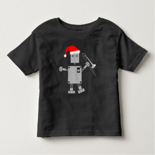 Camiseta Trombone Santa Hat Robot