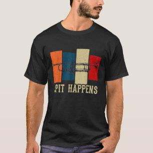 Camiseta Trombone saxofone trombone Banda Marching Tee 1