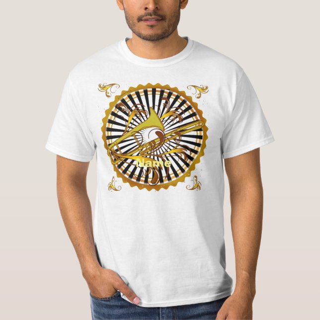 Camiseta Trombone Swirls (Frente)