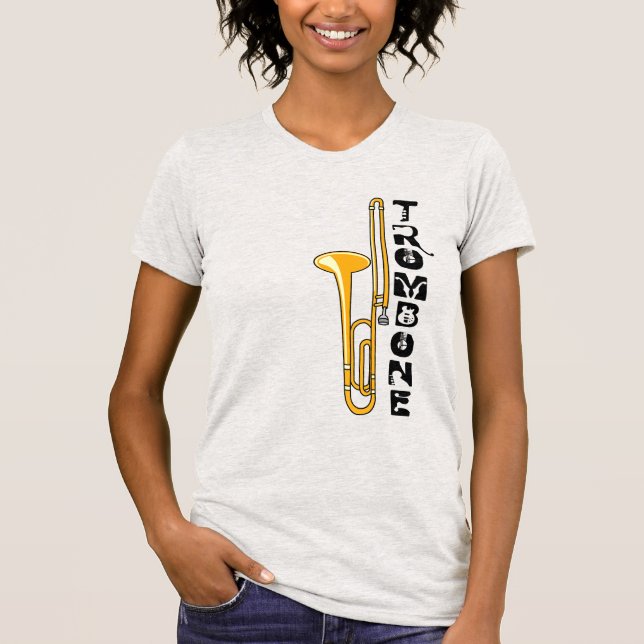 Camiseta Trombone vertical (Frente)
