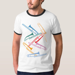 Camiseta Trombones coloridos