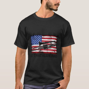 Camiseta Trombonista da Banda Musical Marching Musical Trom