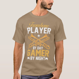 Camiseta Trombonista de Dia Jogador de Noite Bandrombone