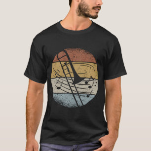 Camiseta Trombonista de Orquestra Músico Notas Trombone