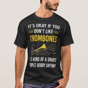 Camiseta Trombonista do Trombone do Smart Pessoas