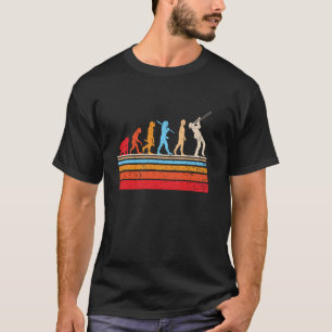 Camiseta Trombonista Evolucionista Jogador de Trombone Jazz