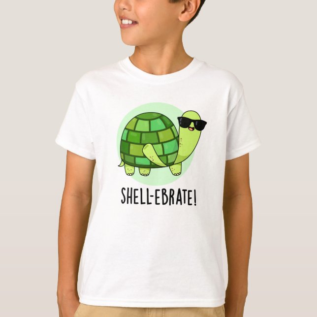 Camiseta Trombose Encantada Engraçado Tortoise Animal Pun (Frente)