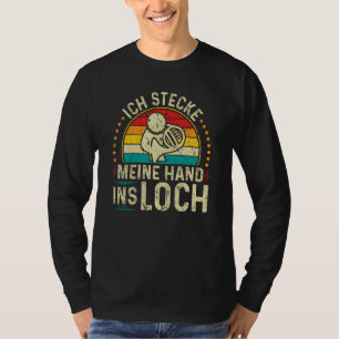 Camiseta Trompa mão na campânula instrumento retro corne