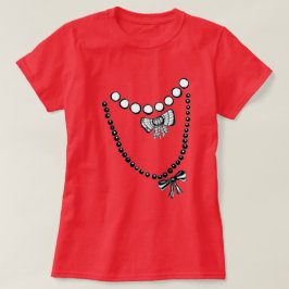 Camiseta Trompe L'oeil Necklaces