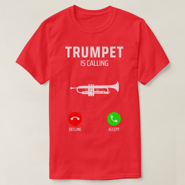 Camiseta trompete 1 (Frente do Design)