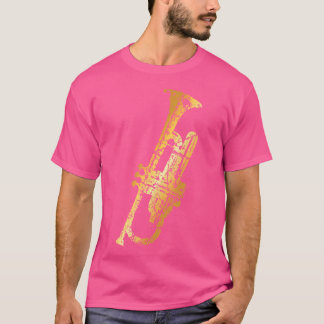 Camiseta Trompete (Amarelo Vintage)