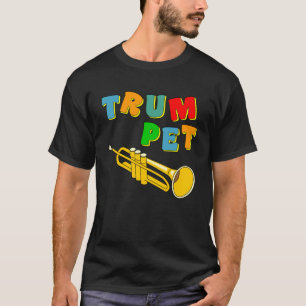 Camiseta Trompete Colorido