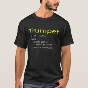 Camiseta Trompete - Engraçado Jogador de Trompete Definição