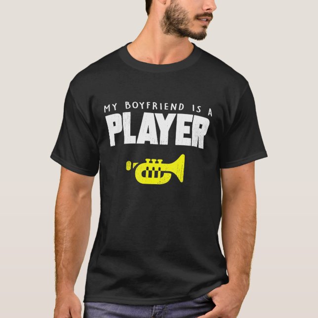 Camiseta Trompete - Marching School Banda Boyfrien (Frente)