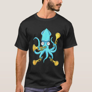Camiseta Trompete - Meninos Trumpetes Meninas Trompetes Mul