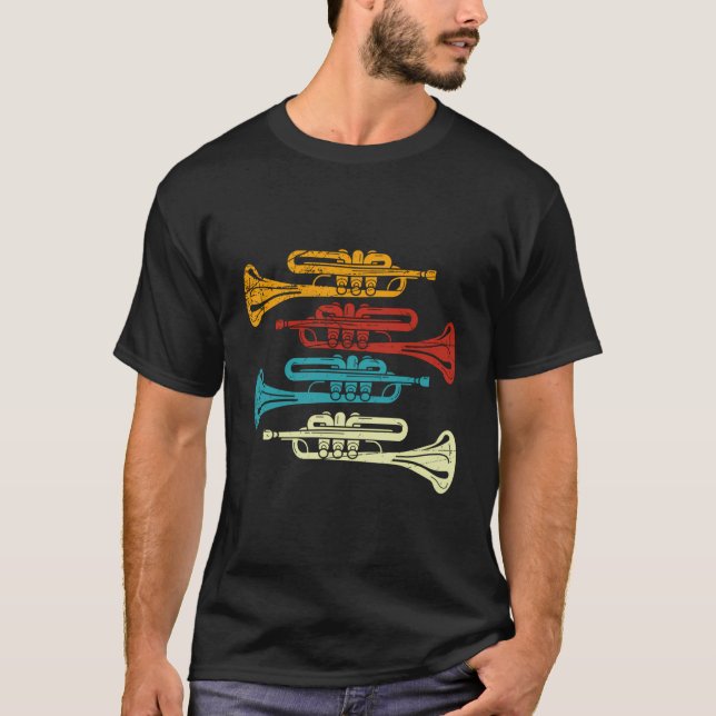 Camiseta Trompete Retro (Frente)