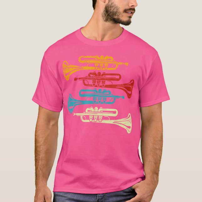 Camiseta Trompete Retro (Frente)