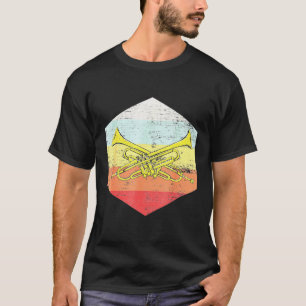 Camiseta Trompete - Trompete de Vintagem - Trompete Retro
