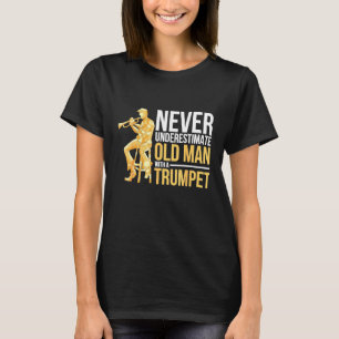 Camiseta Trompete - Trompetista Aposentado Jazz Music Trump