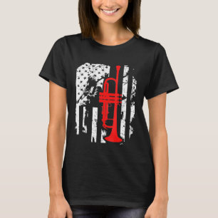 Camiseta Trompete - Trumpete - Bandeira de Trompete