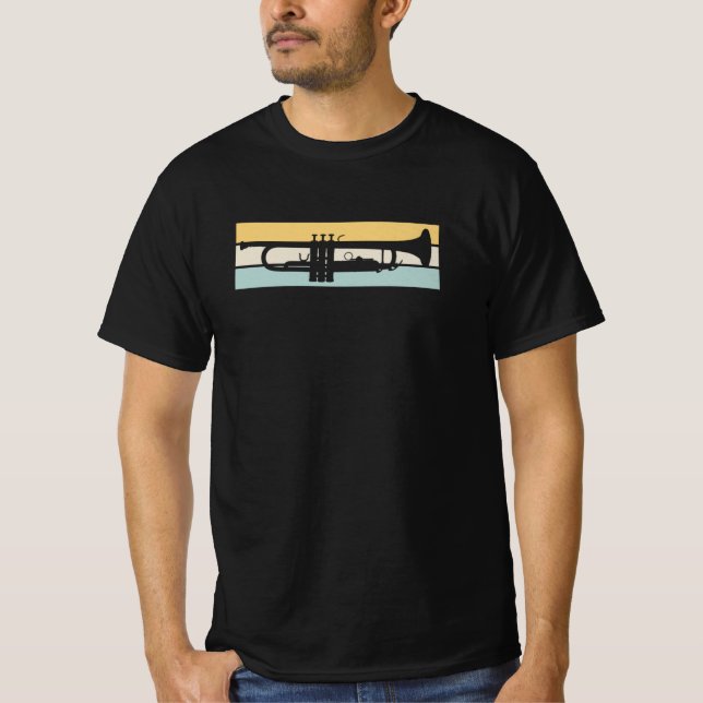 Camiseta Trompete Vintage (Frente)