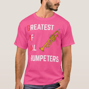Camiseta Trompeter dizendo trompete G.O.A.T.