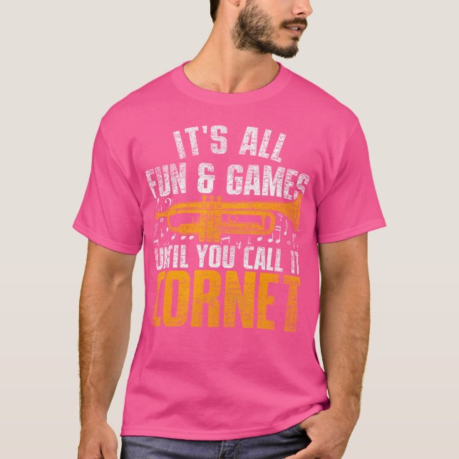 Camiseta Trompetes de trompete (Frente)